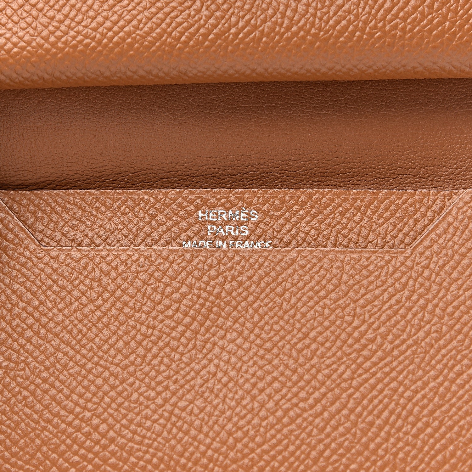 Hermes Epsom Mini Bearn Wallet Gold 5 of 6