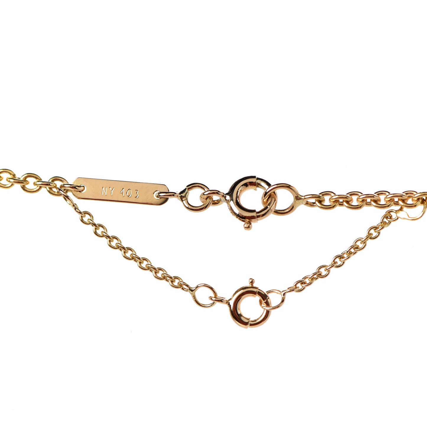 CARTIER 18K Pink Yellow White Gold Trinity Pendant Necklace