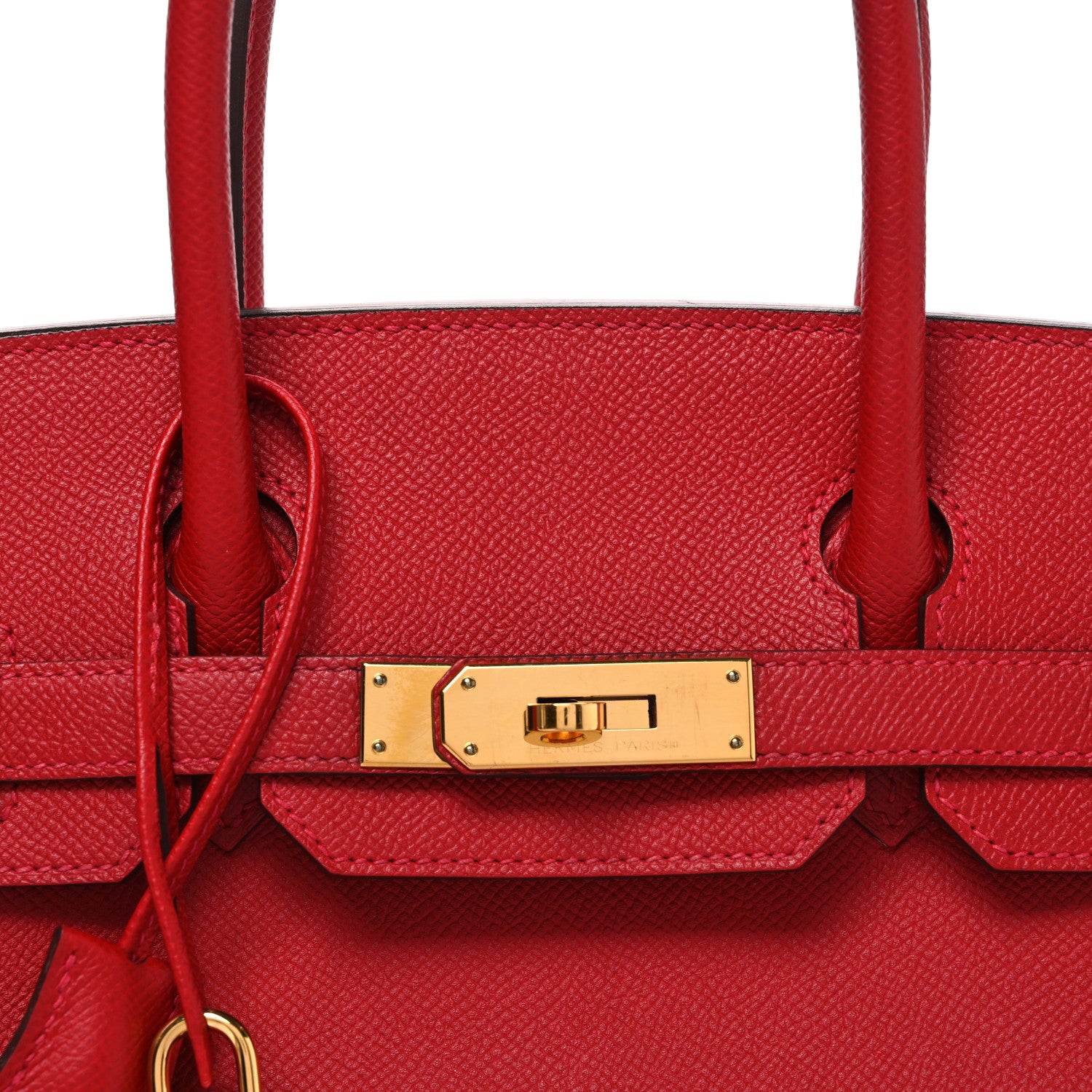 Hermes Epsom Birkin 30 Rouge Casaque 8 of 10