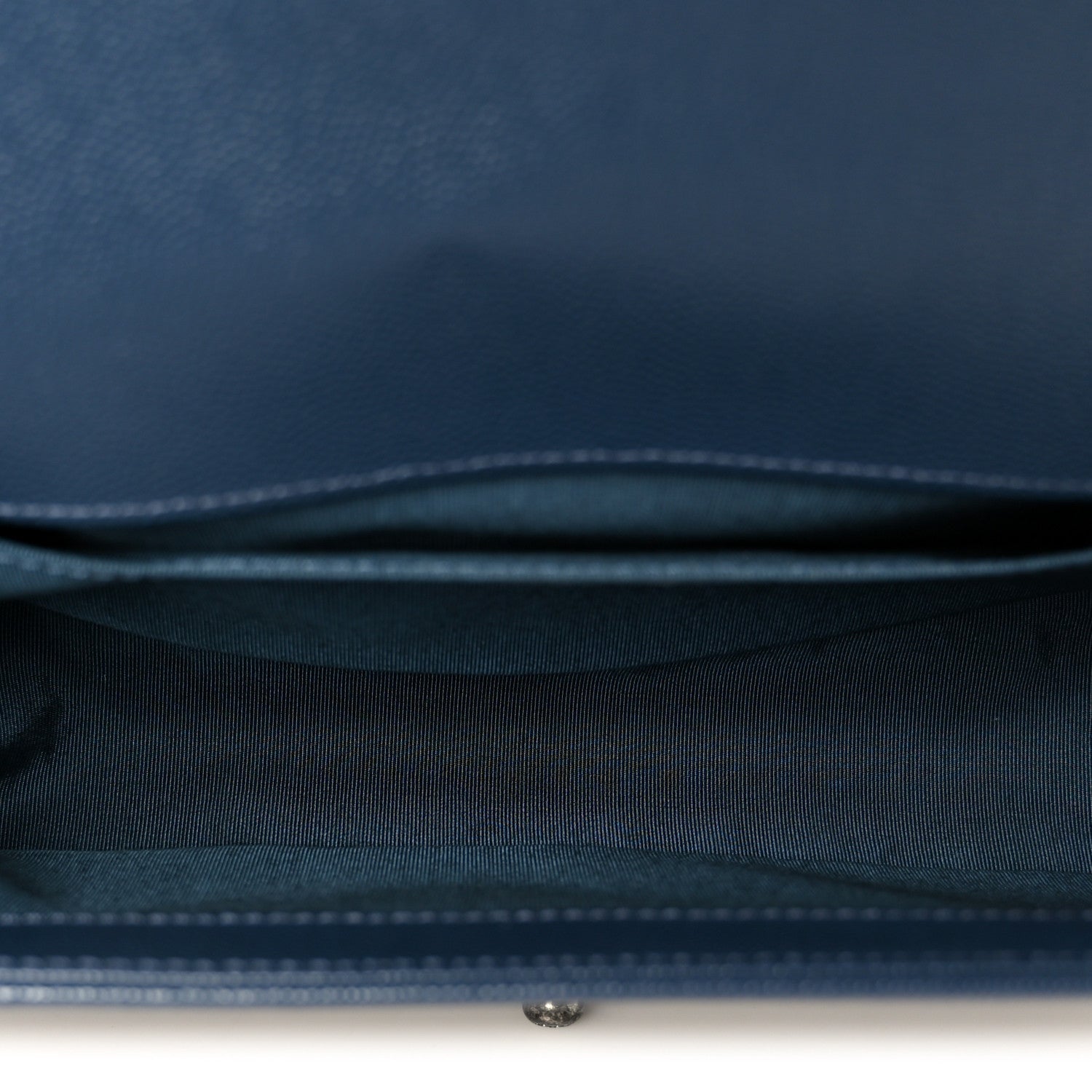 Chanel Caviar Quilted Medium Boy Flap Dark Navy Blue 5 of 10