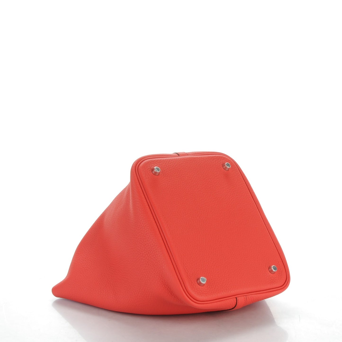 Taurillon Clemence Picotin Lock 22 MM Rouge Tomate