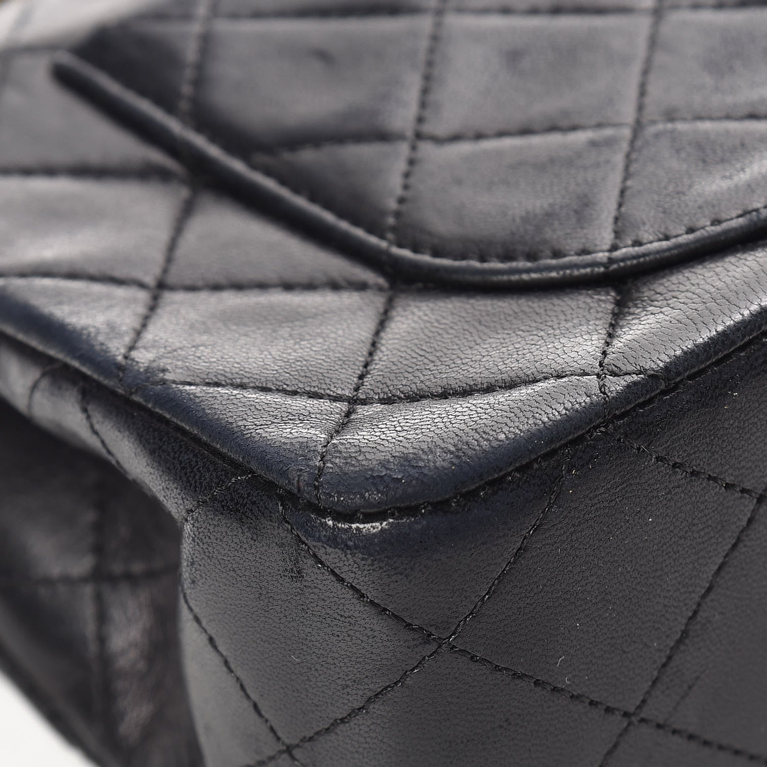 Chanel Lambskin Quilted Small Double Flap Black 14 of 15