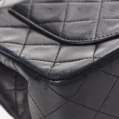Chanel Lambskin Quilted Small Double Flap Black 14 of 15