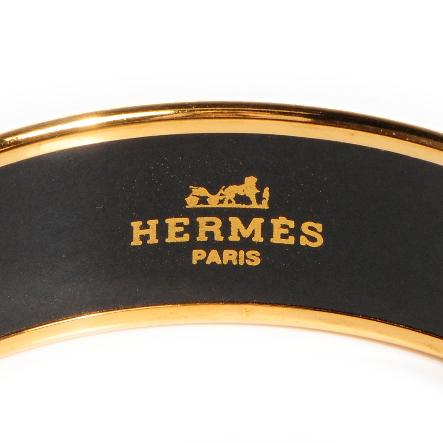 Hermes Enamel Printed Les Tambours Wide Bracelet 70 4 of 5