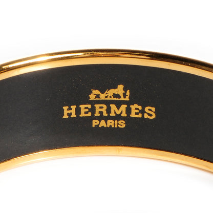 Hermes Enamel Printed Les Tambours Wide Bracelet 70 4 of 5