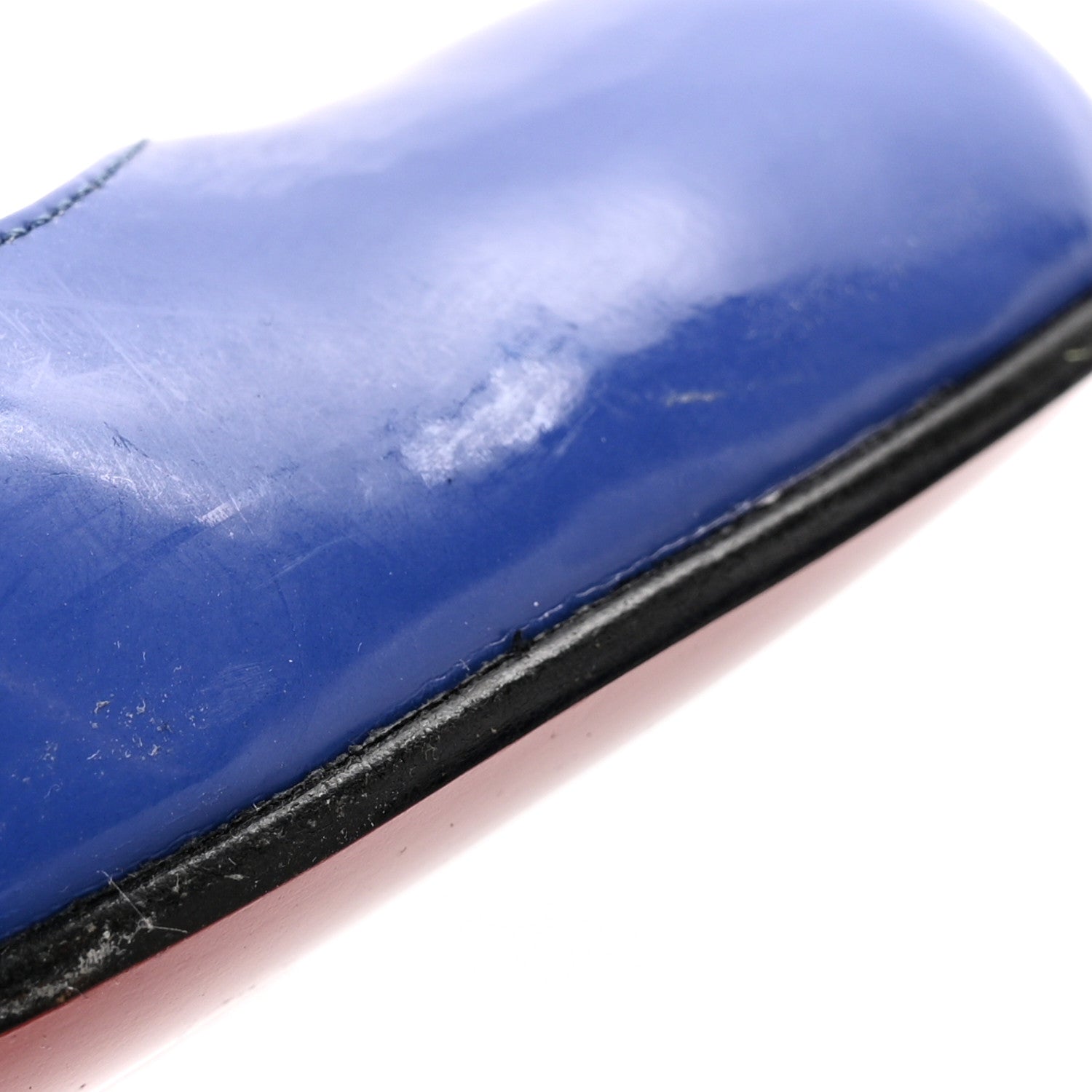 Christian Louboutin Shiny Nappa Simple 85 Pumps 35 Blue 10 of 10