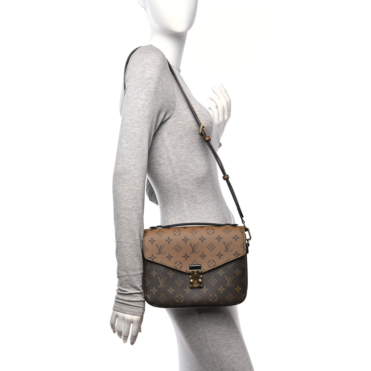 Louis Vuitton Reverse Monogram Pochette Metis 2 of 10