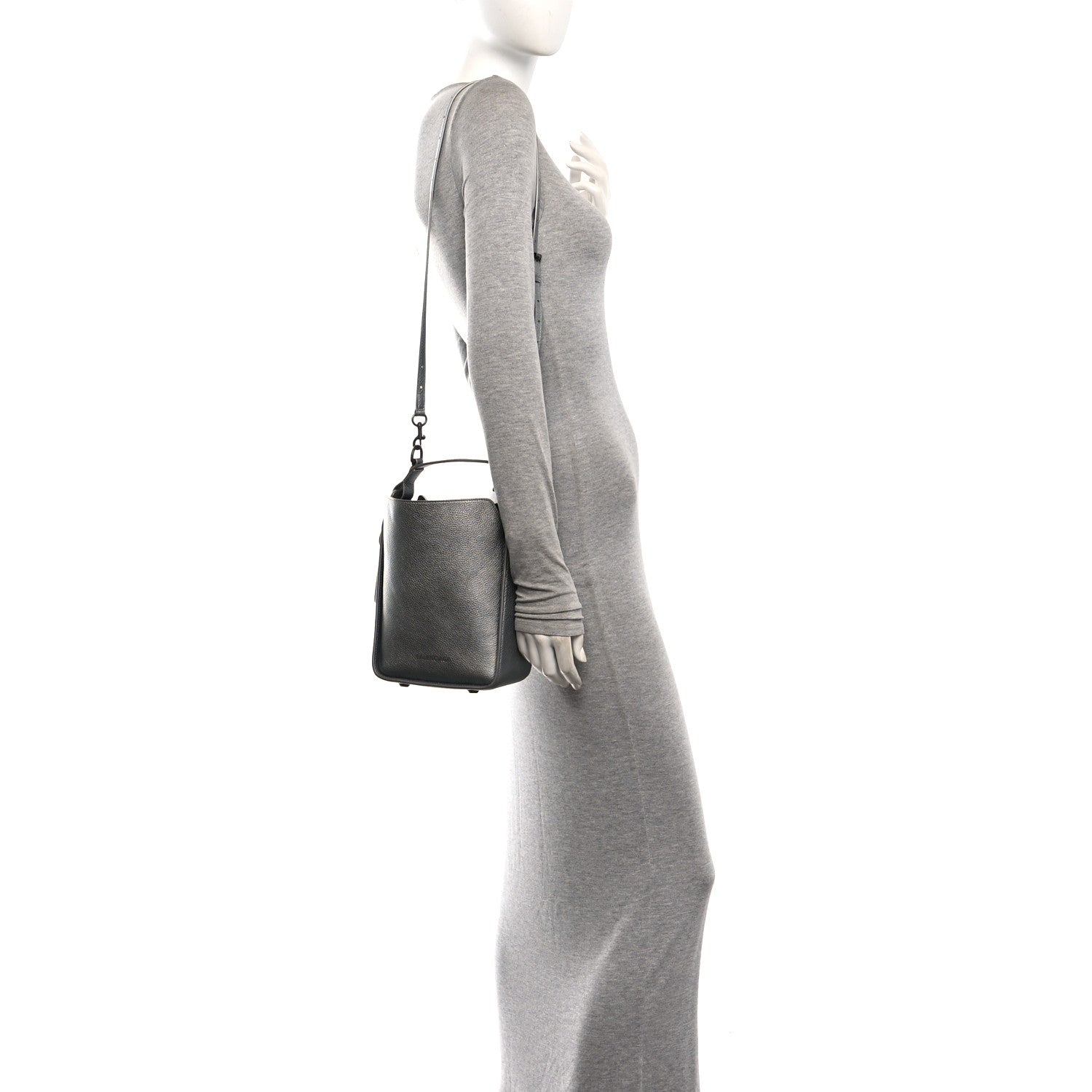 Balenciaga Metallic Calfskin XS Tool 2.0 North-South Tote Silver 2 of 11