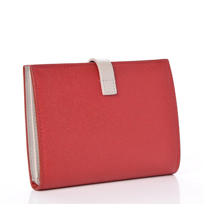 Celine Grained Calfskin Medium Multifunction Strap Wallet Pop Red 3 of 7