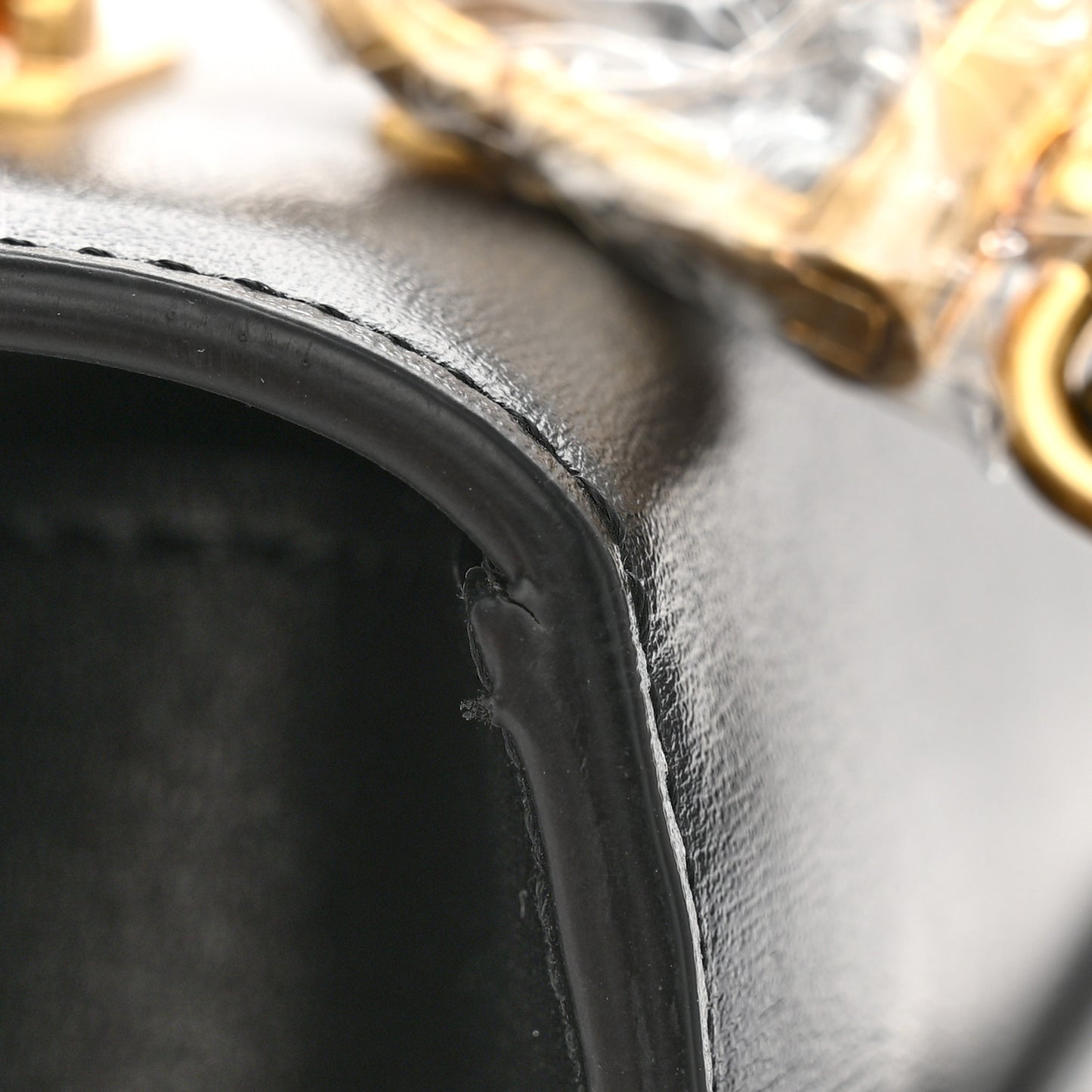Calfskin Jitney 1.4 Top Handle Bag Black