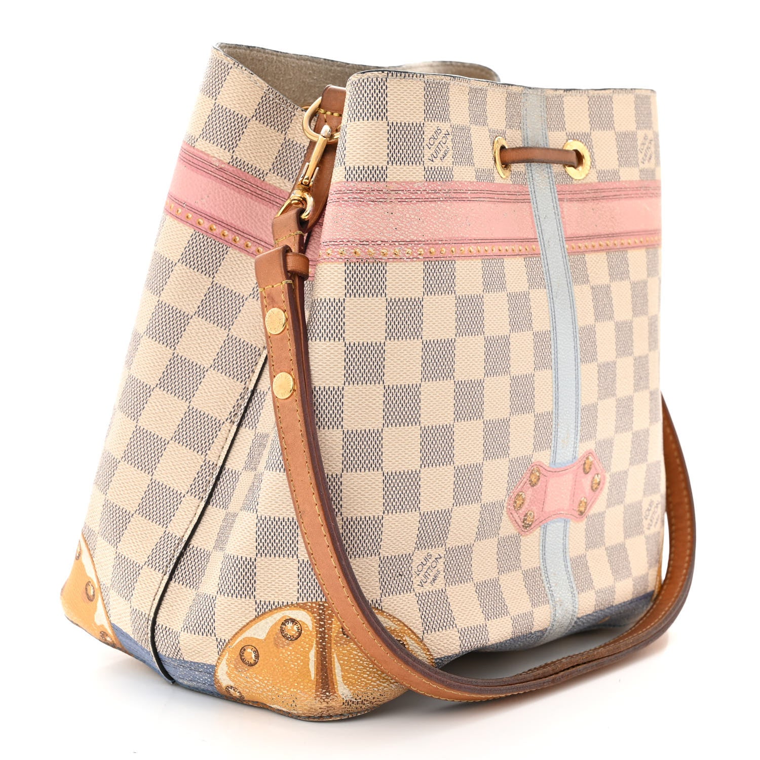 Louis Vuitton Damier Azur Summer Trunks Neonoe 3 of 14