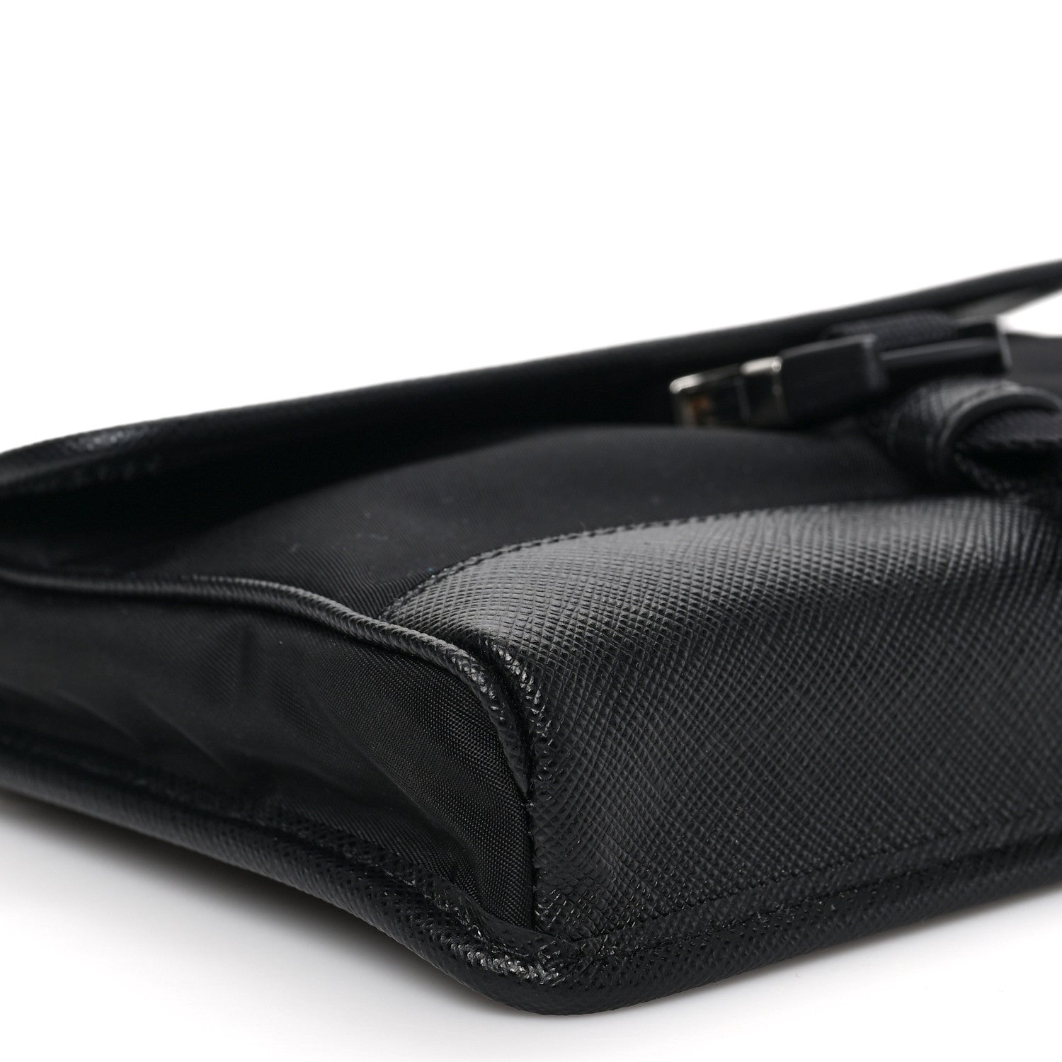 Prada Re-Nylon Saffiano Smartphone Case Crossbody Black 7 of 8