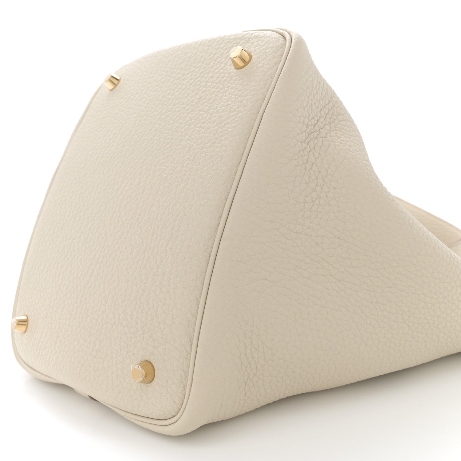 Hermes Taurillon Clemence Picotin Lock 22 MM Beton 10 of 10