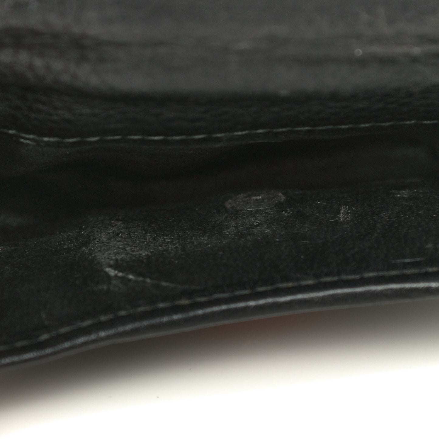 Calfskin Web Horsebit French Flap Wallet Black