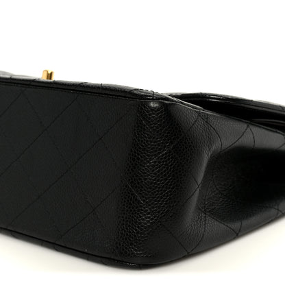 Chanel Caviar Quilted Jumbo Double Flap Black 11 of 11