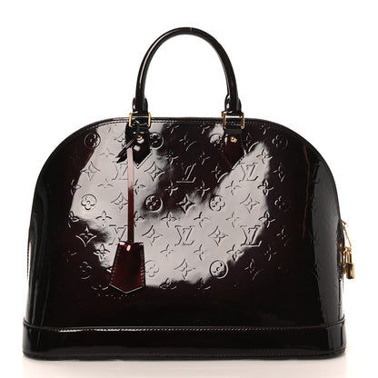 Louis Vuitton Vernis Alma MM Amarante 1 of 9