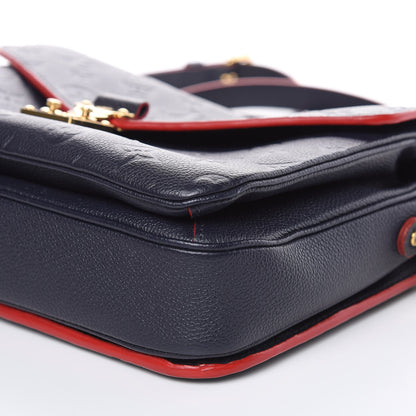 Louis Vuitton Empreinte Pochette Metis Marine Rouge 9 of 12