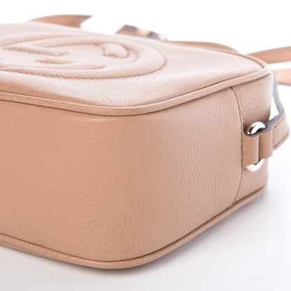 Gucci Pebbled Calfskin Small Soho Disco Bag Camelia 9 of 9