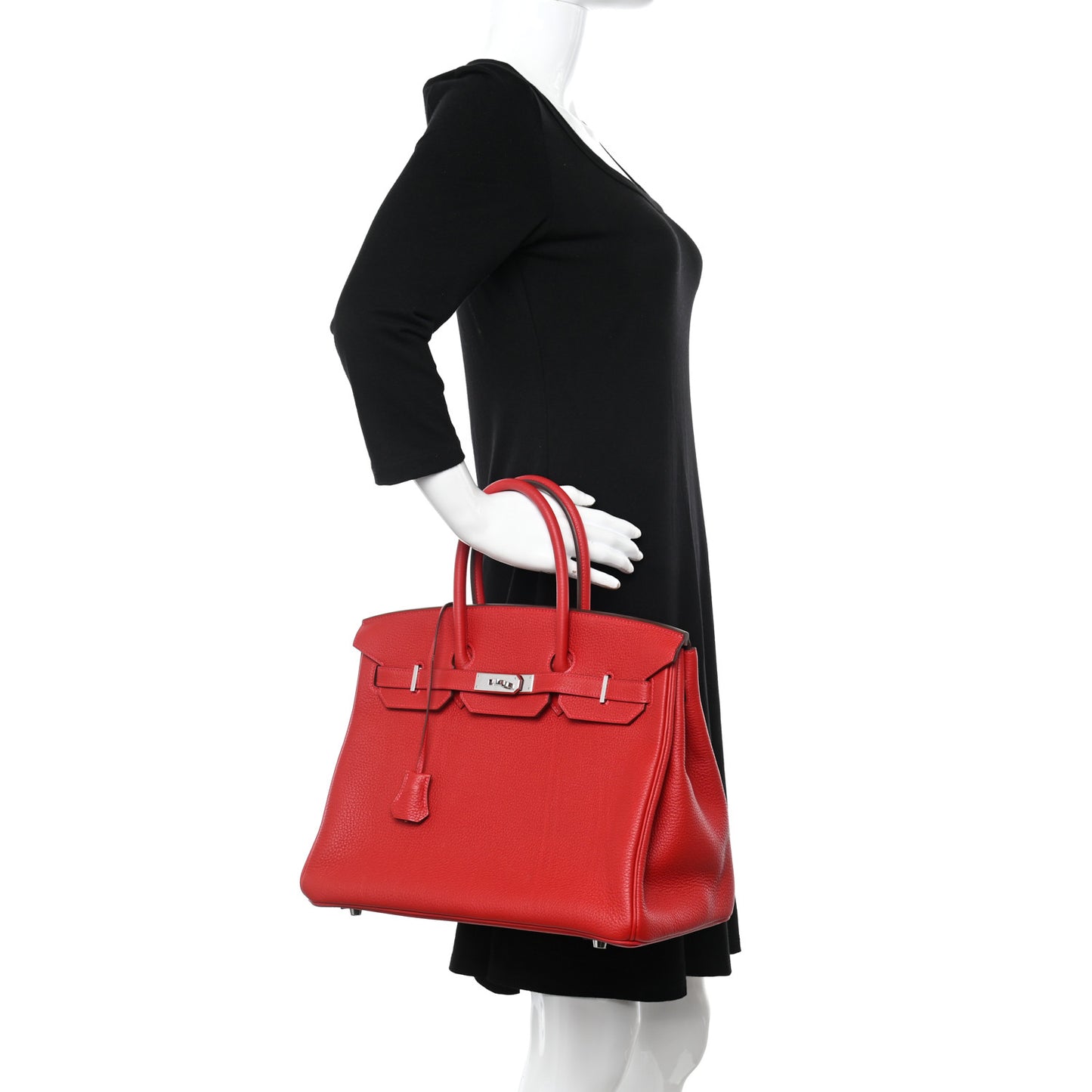 Togo Birkin 35 Rouge Casaque