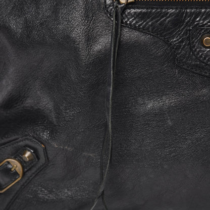 Balenciaga Agneau Classic Hardware Weekender Black 20 of 21