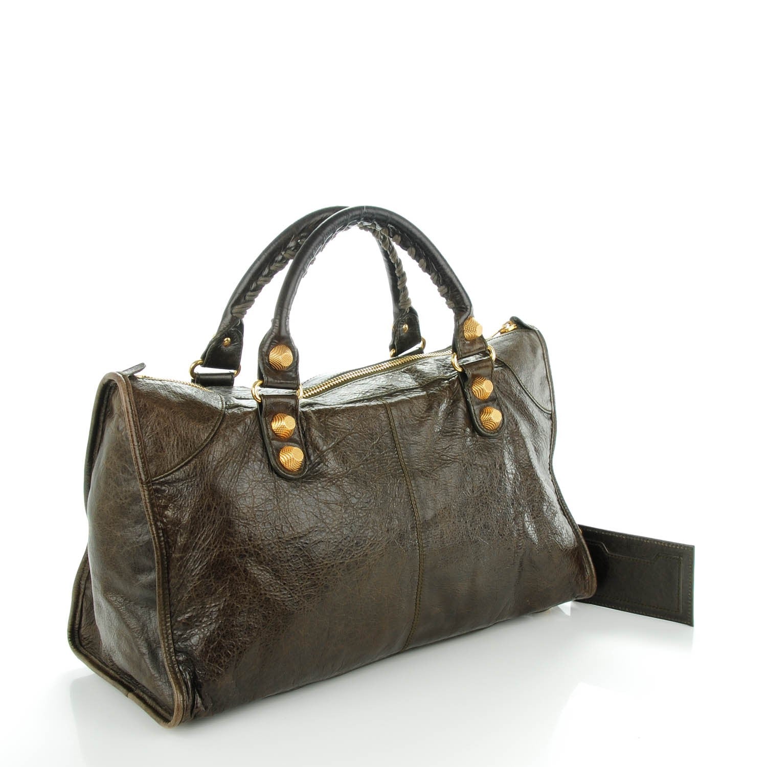 Balenciaga Chevre Giant 21 Gold Hardware Work Vert Fonce 3 of 10