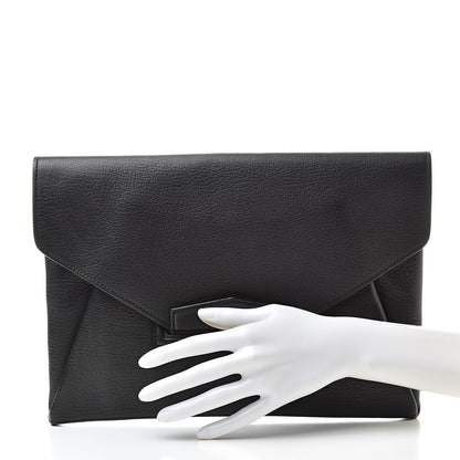 Givenchy Sugar Goatskin Medium Antigona Envelope Clutch Black 2 of 10