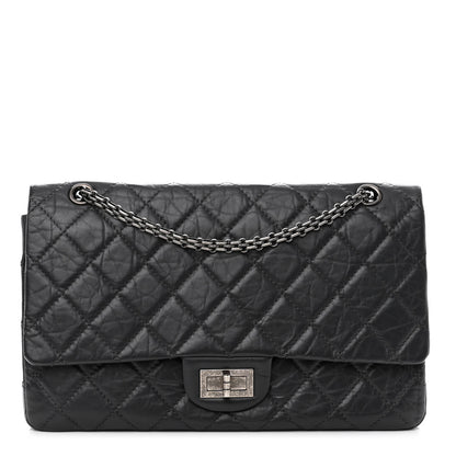 Chanel Aged Calfskin Quilted 2.55 Reissue 227 Flap Grey 1 of 10
