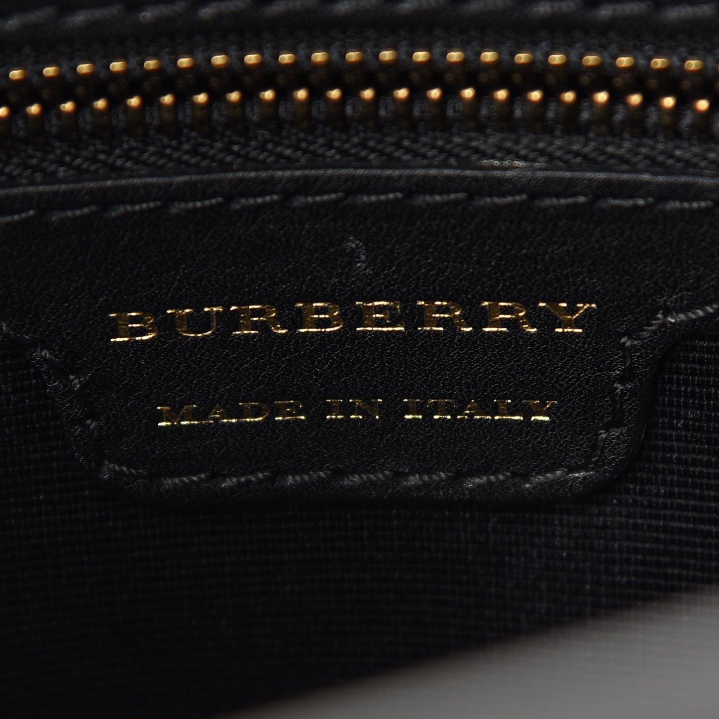 Calfskin 1983 Knight Check Link Medium Zip Tote Black