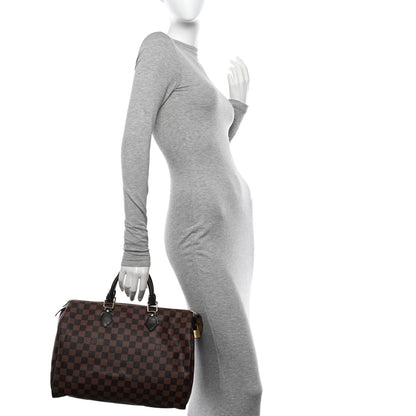 Louis Vuitton Damier Ebene Speedy 35 2 of 12