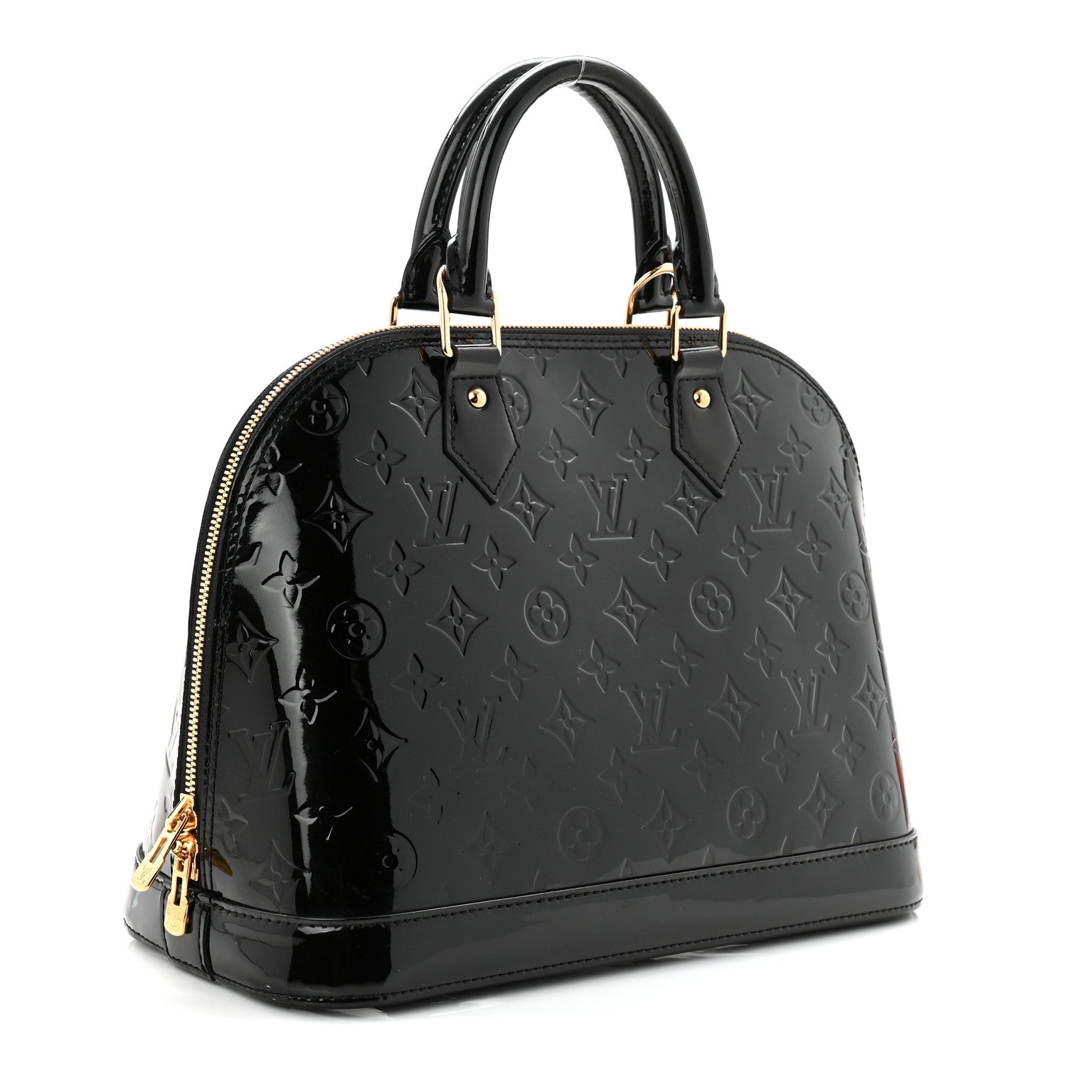 Louis Vuitton Vernis Alma PM Black 2 of 9
