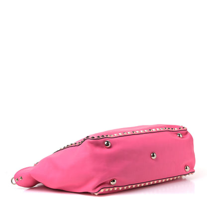 Valentino Garavani Vitello Medium Rockstud Tote Fuxia Fluo 7 of 19
