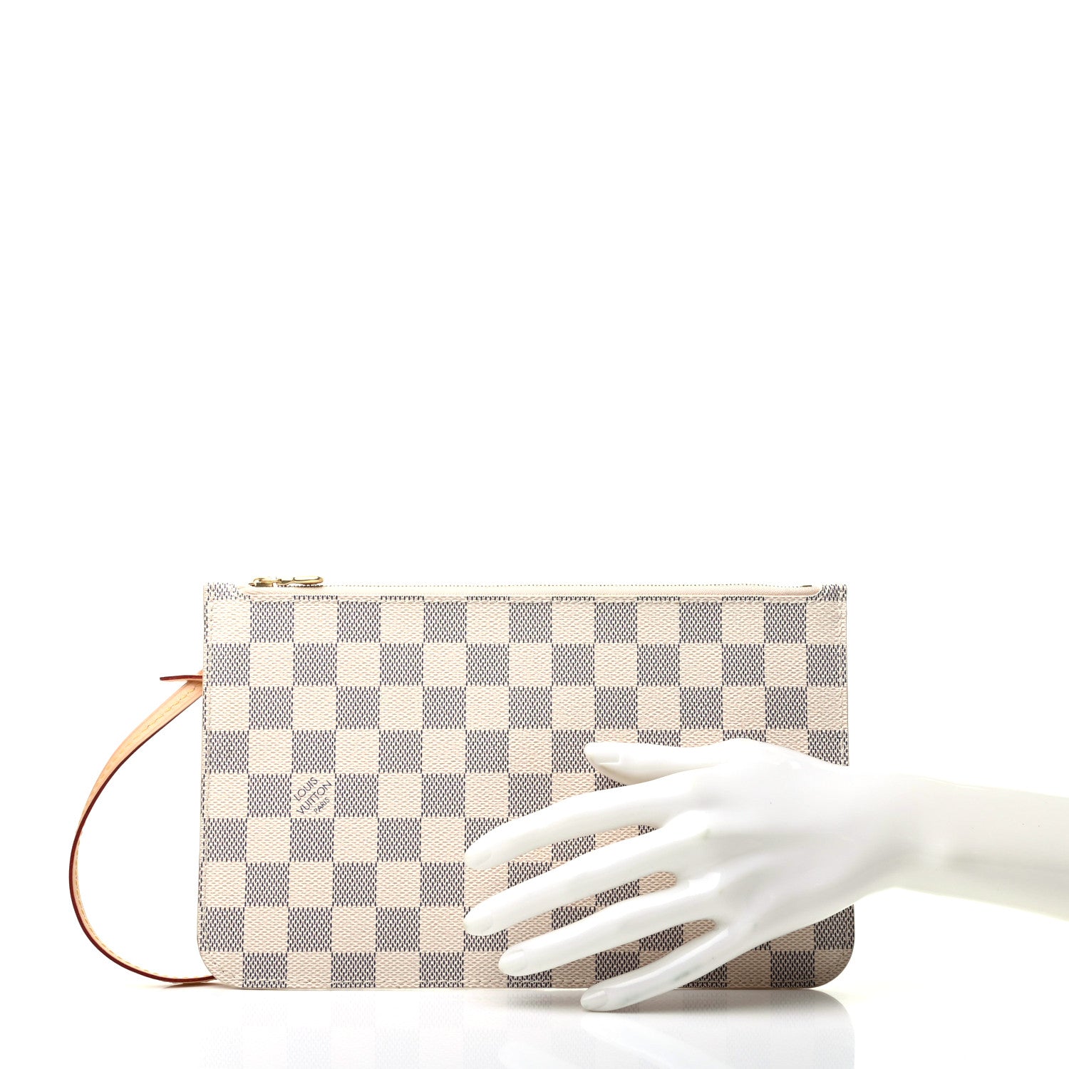 Louis Vuitton Damier Azur Neverfull MM GM Pochette 2 of 7