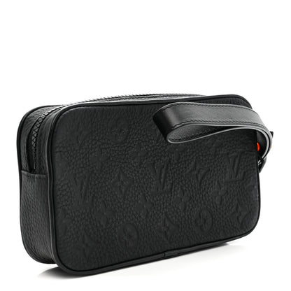 Louis Vuitton Taurillon Monogram Uniformes Solar Ray Soft Pochette Volga Black 3 of 6