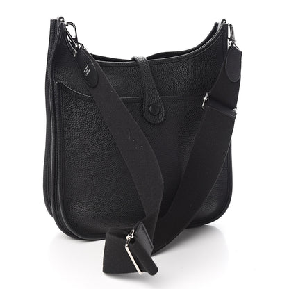 Hermes Taurillon Clemence Evelyne III PM Black 3 of 10