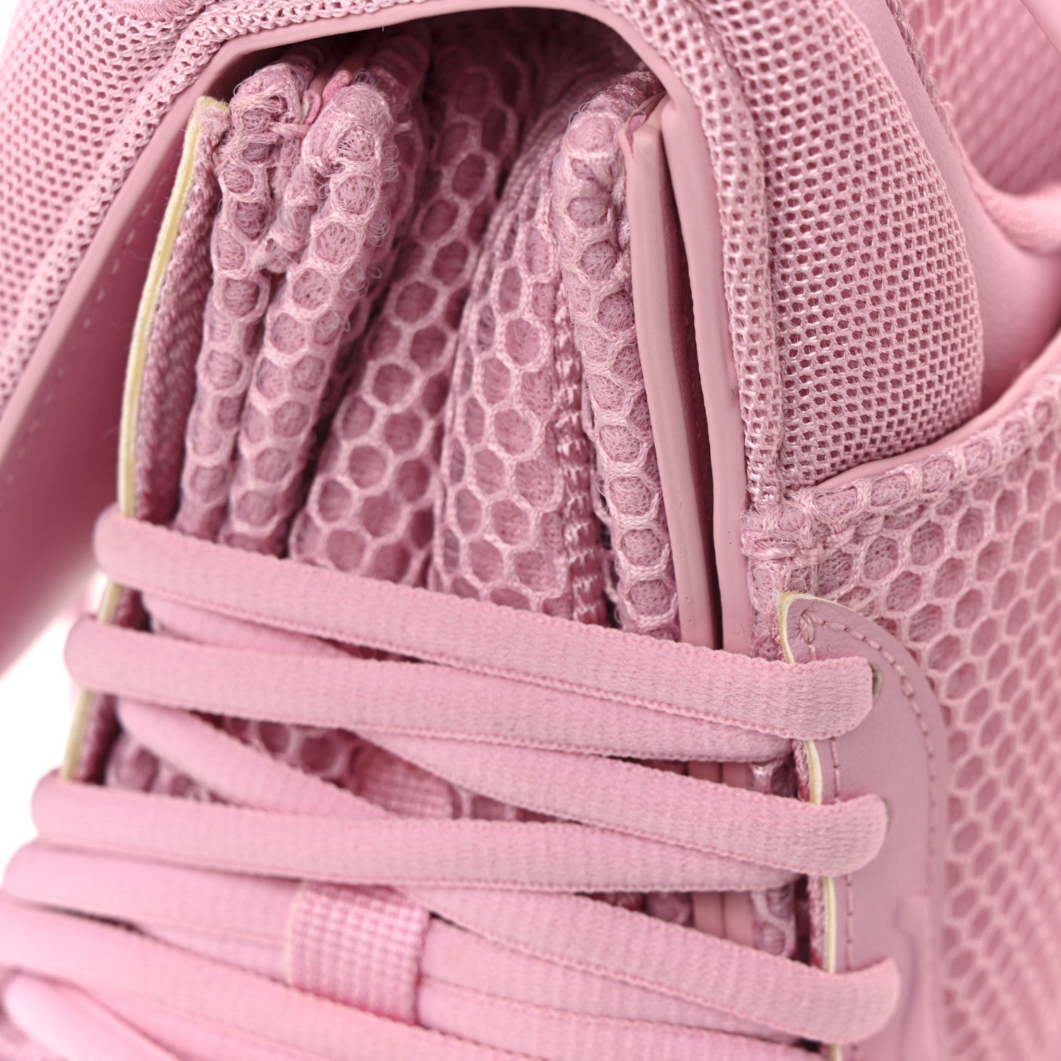 Balenciaga Faux Calfskin Fabric Small Sneakerhead Top Handle Bag Pink 12 of 14