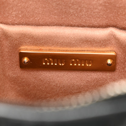 Miu Miu Nappa Matelasse Lux Shoulder Bag Black 10 of 19