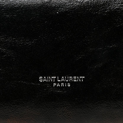 Saint Laurent Calfskin Fetiche Long Clutch Black 7 of 20