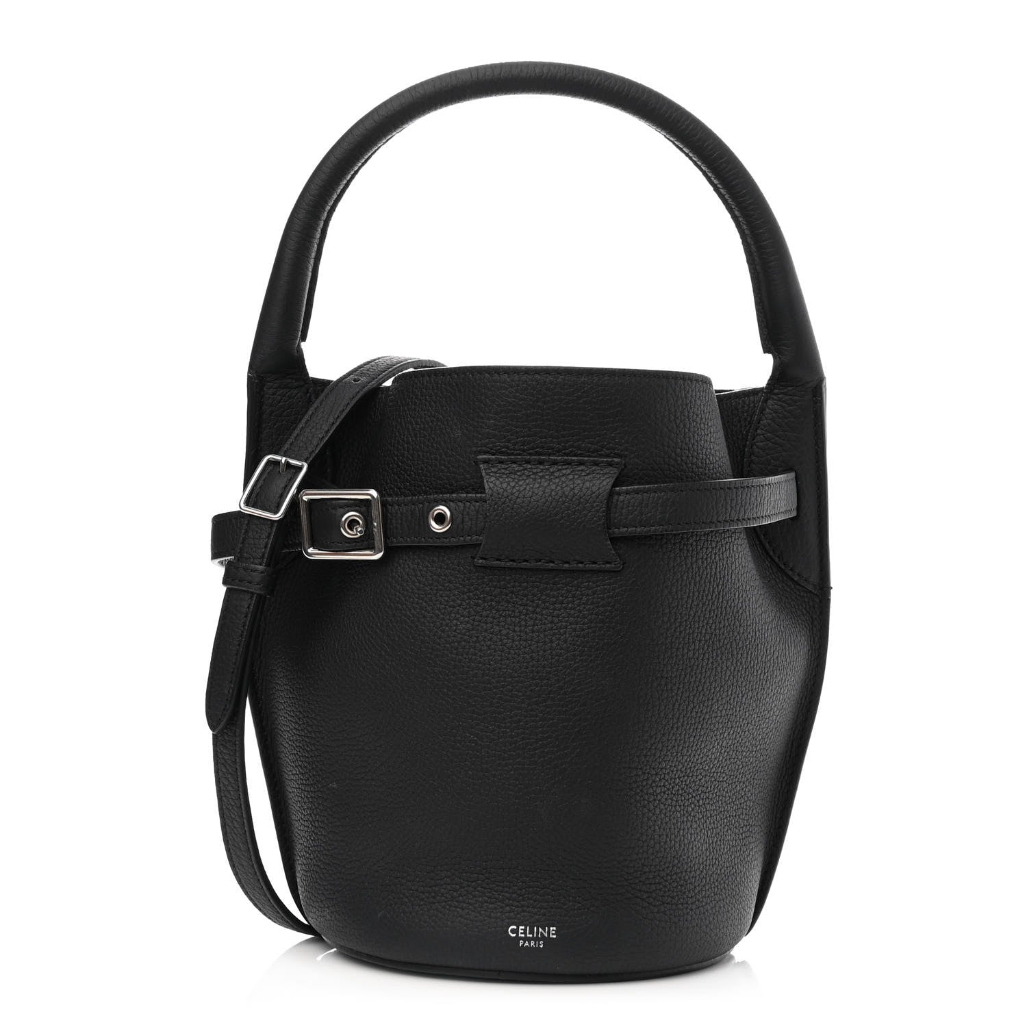 Celine Supple Grained Calfskin Nano Big Bag Bucket Black 1 of 11