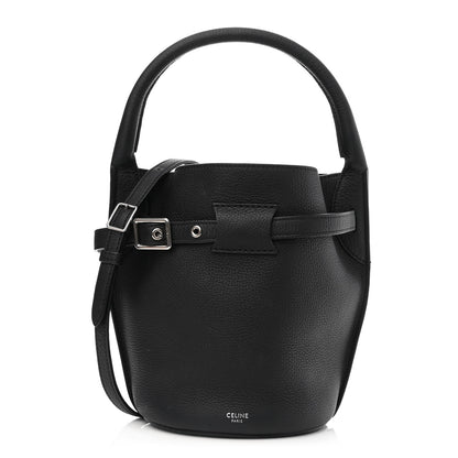 Celine Supple Grained Calfskin Nano Big Bag Bucket Black 1 of 11