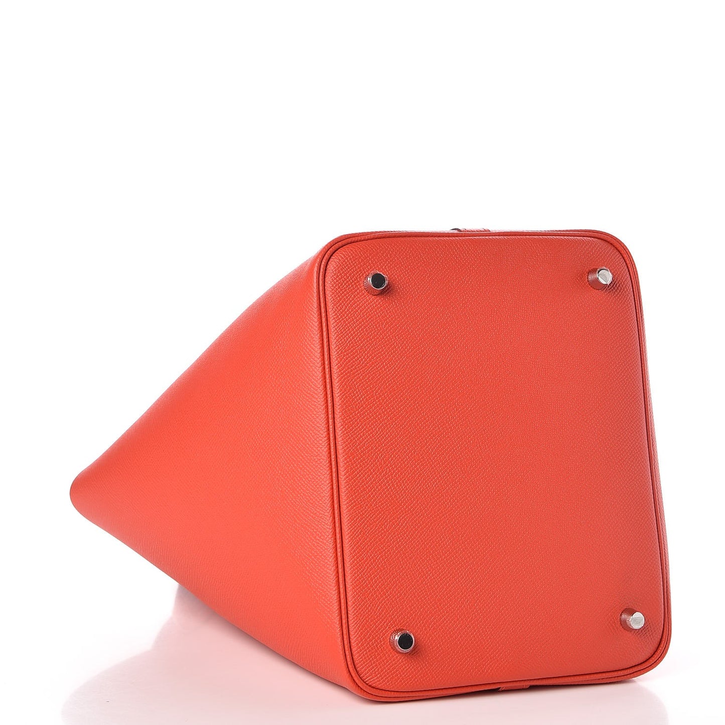 Epsom Tressage De Cuir Picotin Lock 22 MM Capucine Celeste Rouge H