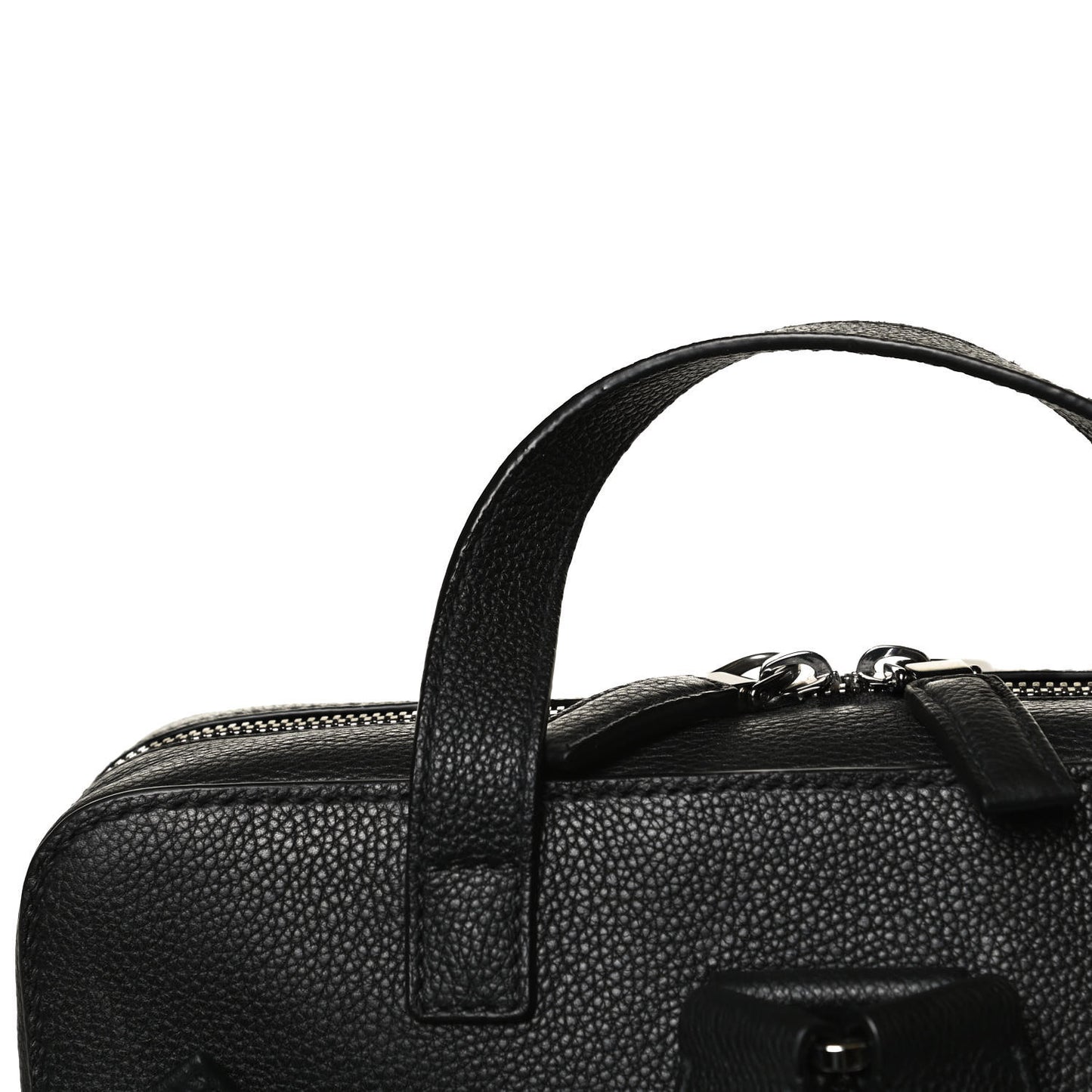 Vitello Daino Briefcase Backpack Black
