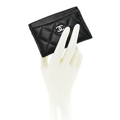 Chanel Lambskin Quilted Card Holder Black 2 of 12