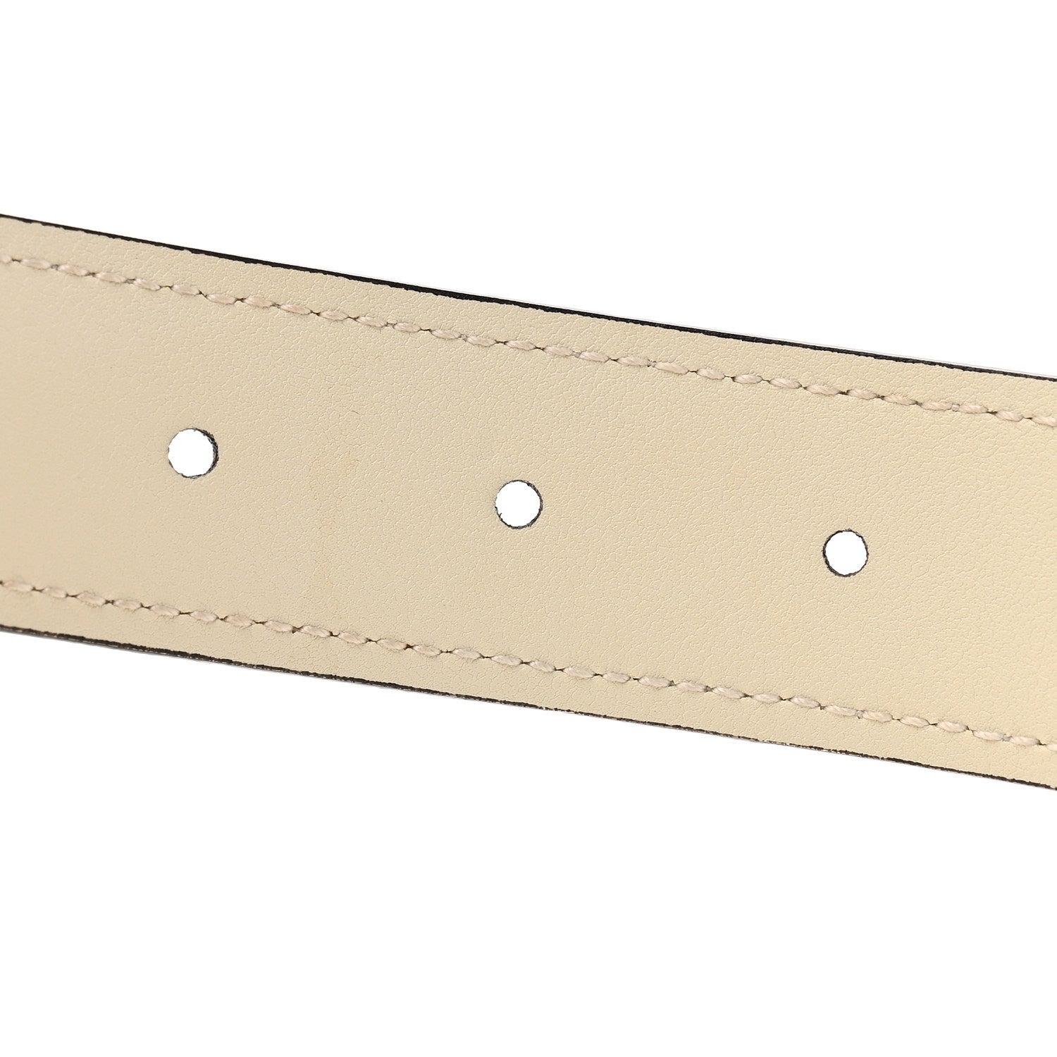 Gucci Ciny Lux Calfskin Blondie Belt 100 40 White 5 of 5