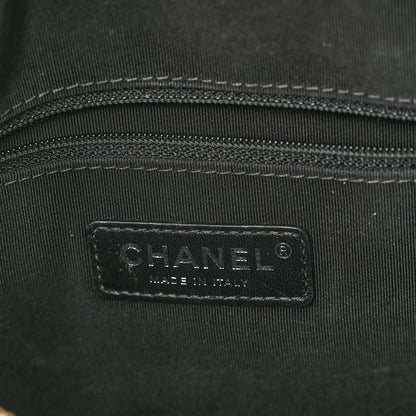 Chanel Patent Goatskin Quilted Medium Gabrielle Hobo Black 6 of 11