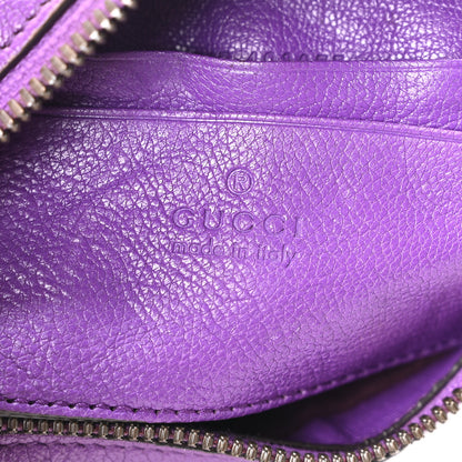Gucci Goatskin Small Aphrodite Shoulder Bag Shine Purple 6 of 10
