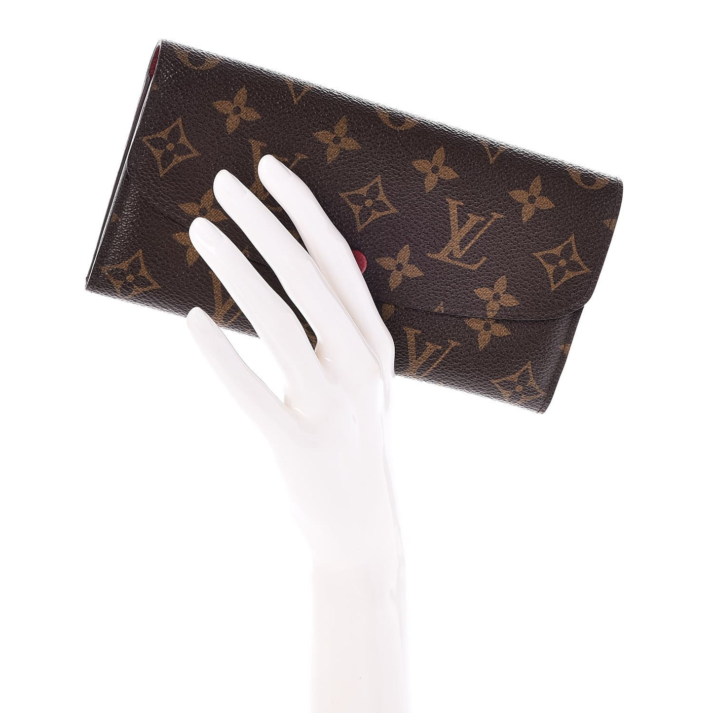 Monogram Emilie Wallet Red