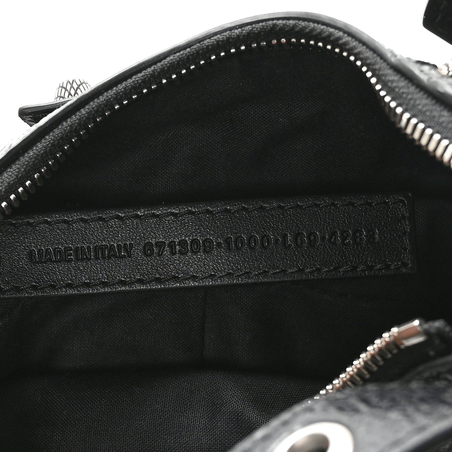 Agneau Arena Le Cagole Shoulder Bag XS Black