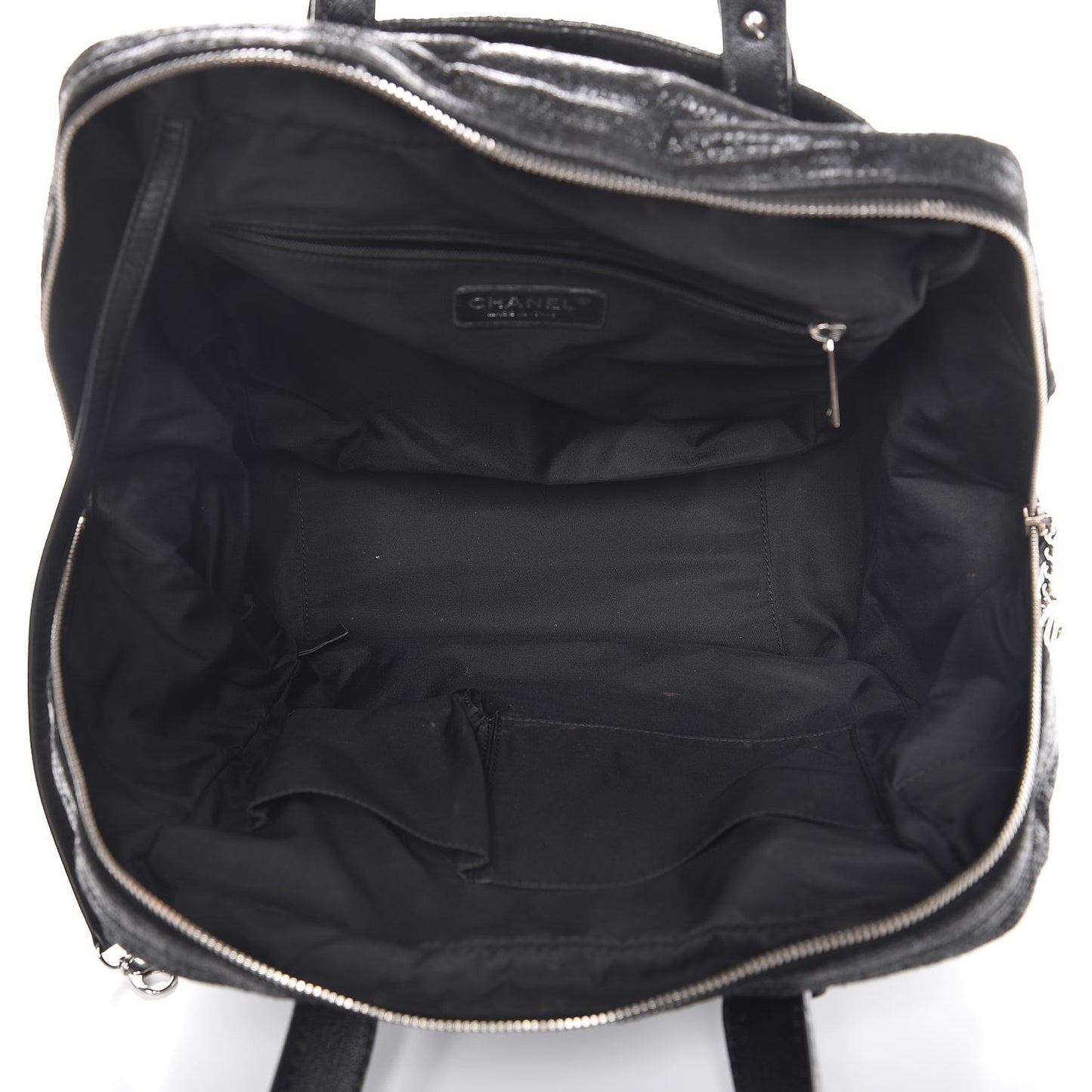 Coated Canvas Paris Biarritz Satchel Black