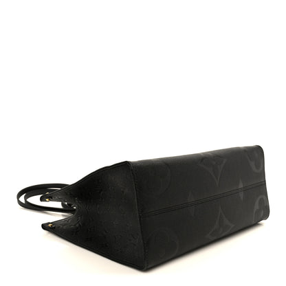Louis Vuitton Empreinte Monogram Giant Onthego MM Black 3 of 8