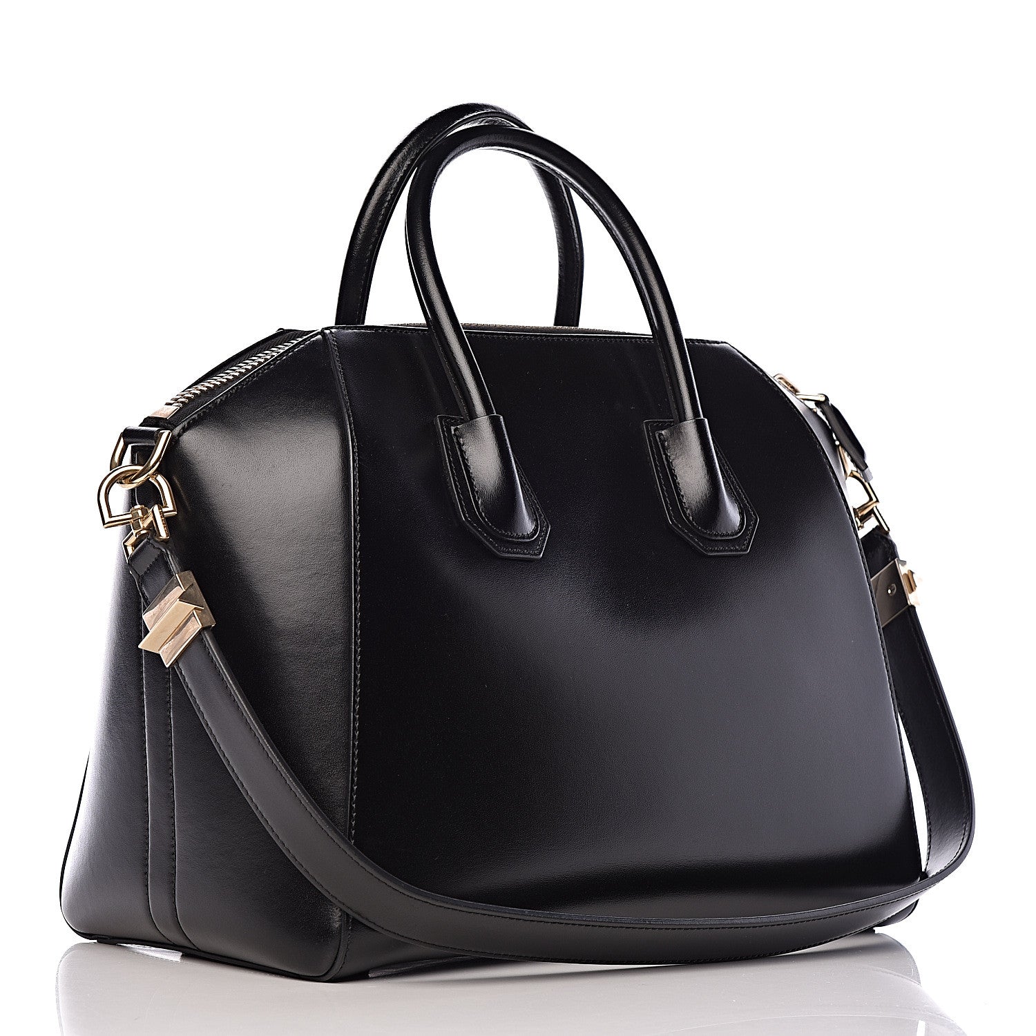 Givenchy Shiny Lord Calfskin Medium Antigona Black 3 of 14